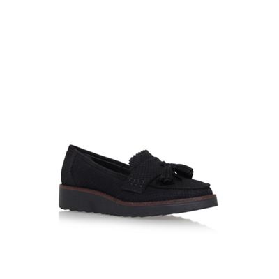 Black 'Limbo' flat slip on loafers